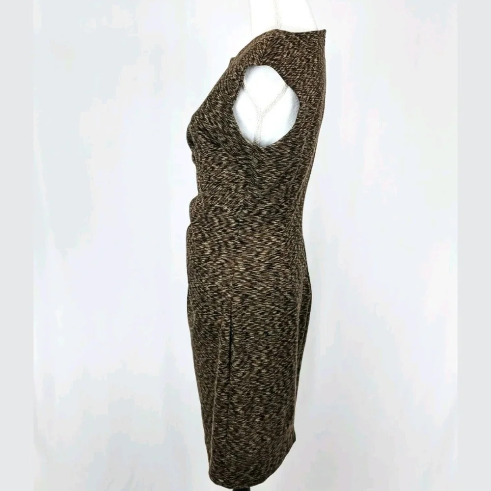 Calvin Klein Sleeveless Ruch Stretch Sheath Dress - Picture 3 of 6